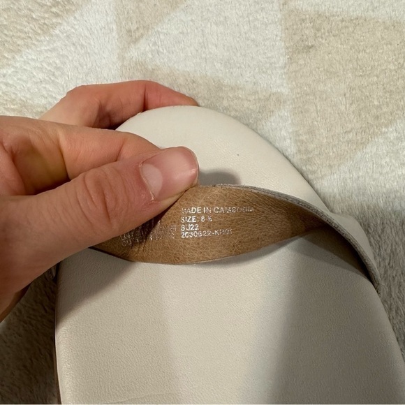 Madewell Louisa slingback sandal pale oyster - Picture 8 of 8